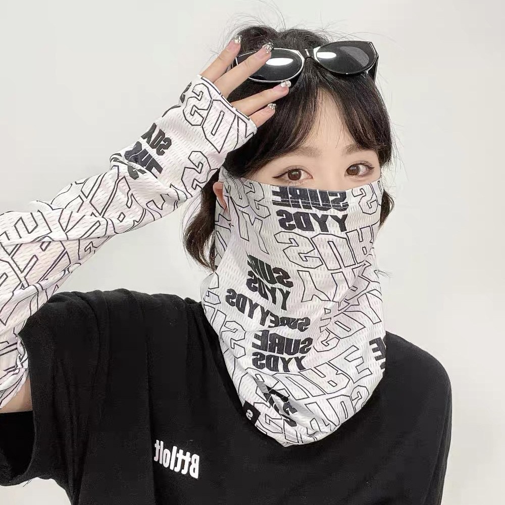 1+4 아이스핏 냉감 쿨링 팔토시 UV 자외선차단, 화이트 5장, 1세트 11,900원