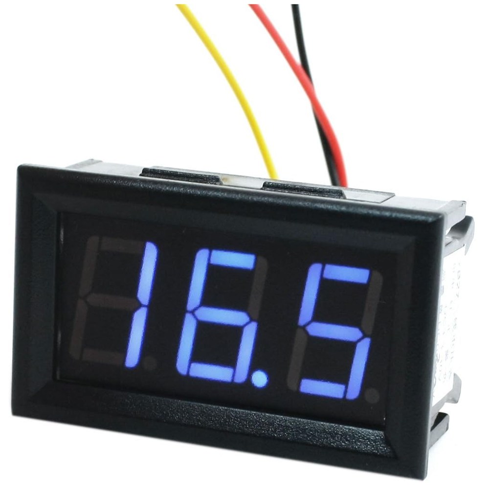 볼트게이지 매립형 배터리 잔량표시 볼트메타 12V 24V, 1개 1,800원