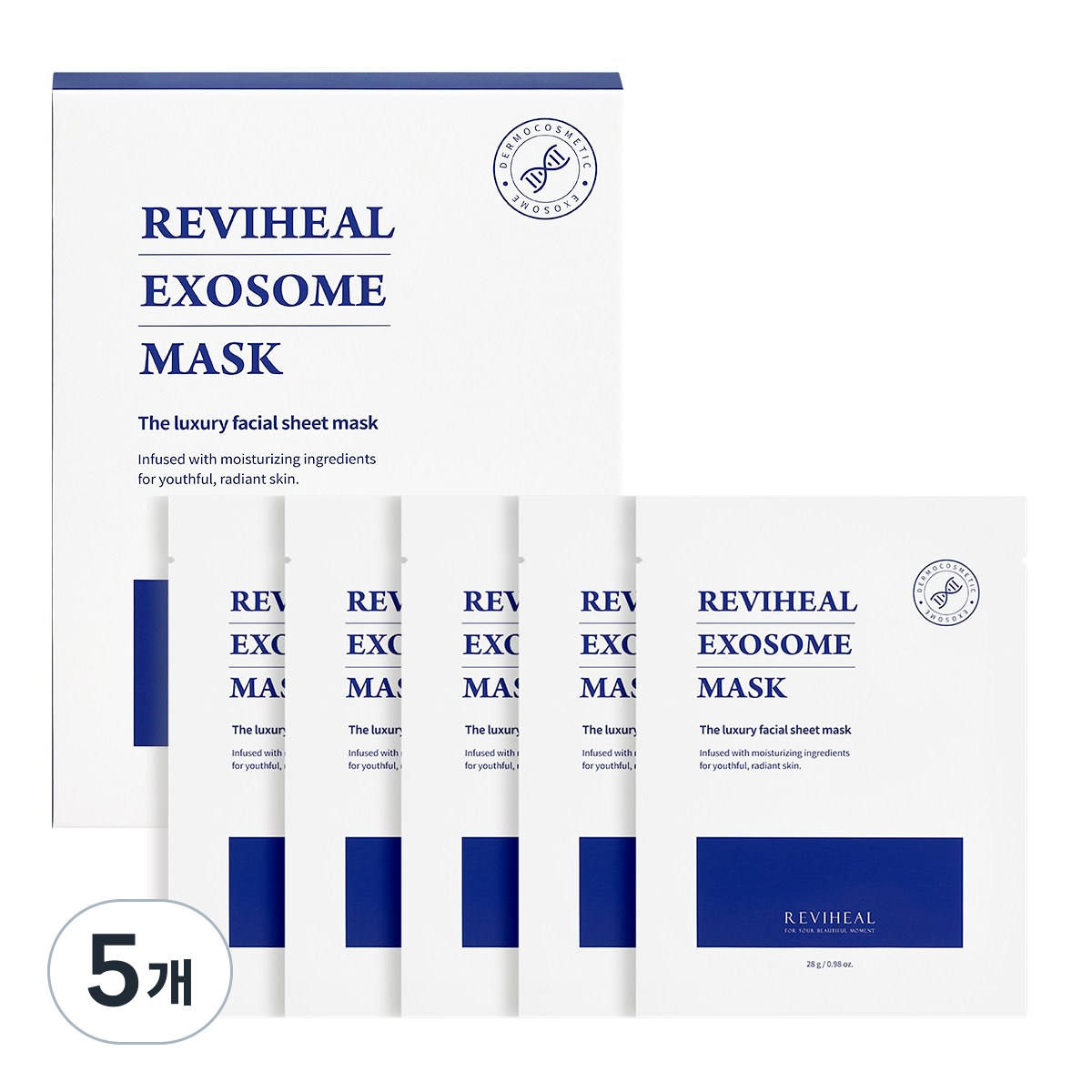 리비힐 엑소좀 고기능성 마스크팩, 5개, 5개입 39,500원