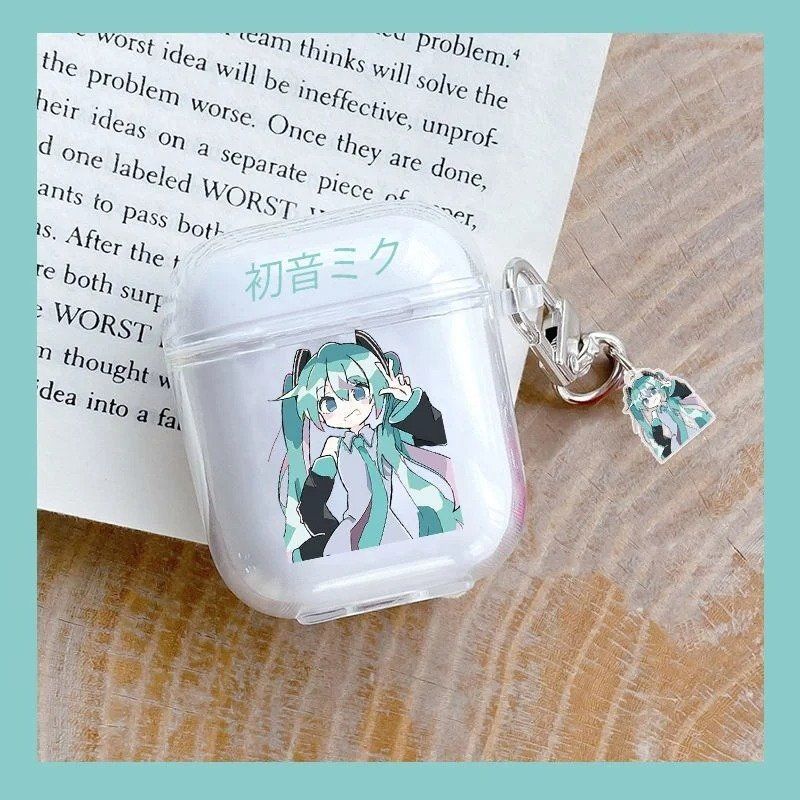 일본 보컬로이드 하츠네미쿠 이어폰클리어케이스 에어팟1/2 3 프로2용 AirPodscase 18,800원