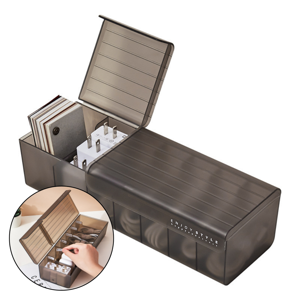 인밸 다용도 7칸 케이블 충전기 정리함 10,900원