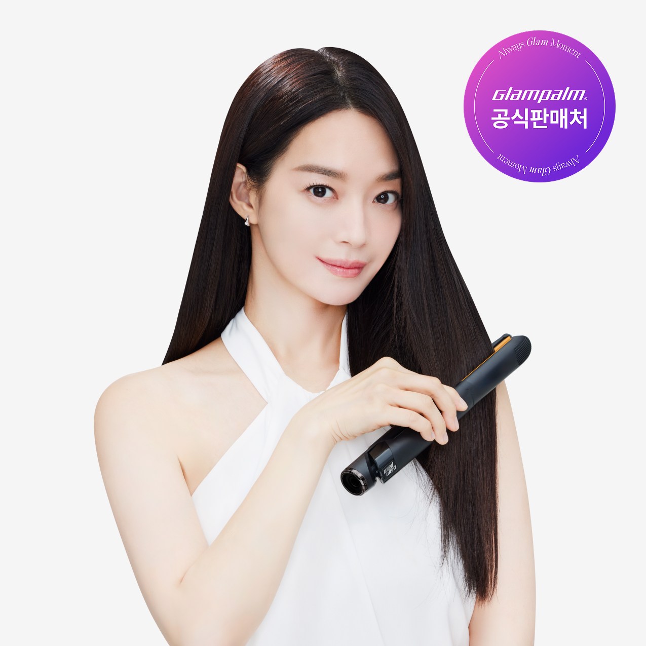 [GP201TBK] 글램팜 글램뮤즈 터치 플랫 판고데기 미용실 매직기 블랙 349,200원