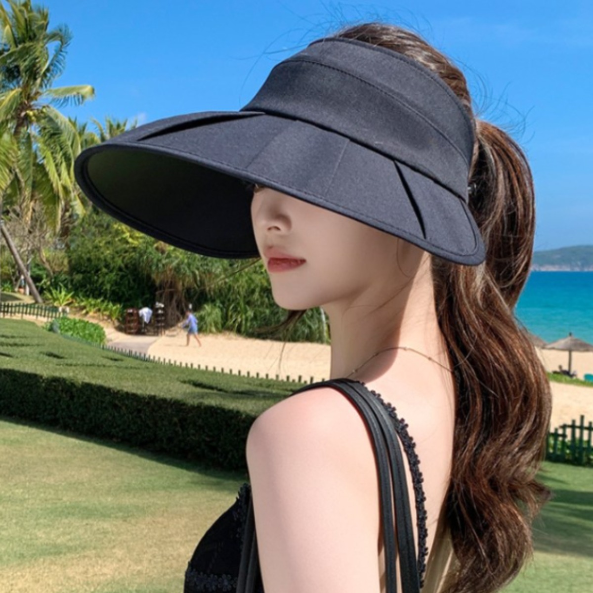 여름연구소 햇빛차단 아웃도어 챙가리개 캠핑 등산모자 돌돌이 썬캡 모자 16,890원