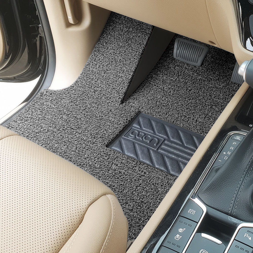 gaon 자동차 코일매트 확장형 카매트 1열+2열, 기아 디올뉴 코나 SX2 EV 전기차 (23년4월~), 그레이 38,900원