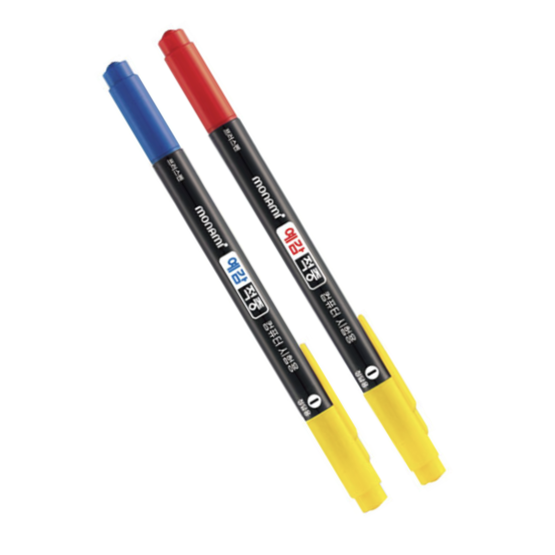 예감적중 컴퓨터용사인펜 시험펜 공시펜 마킹펜 체크마킹 합격펜 듀얼세트, 1팩, 빨강트윈+파랑트윈 6,900원