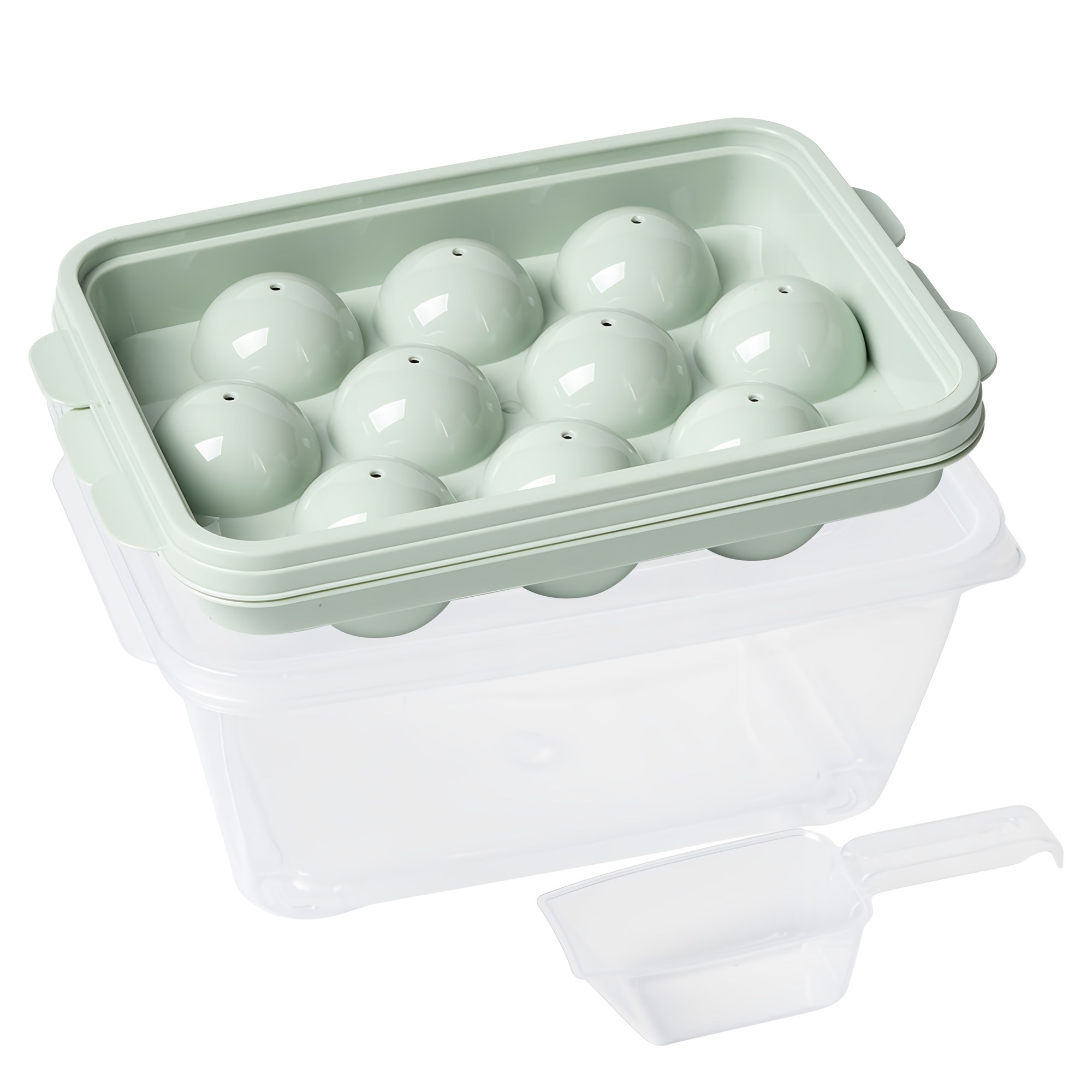 나누담 원형 아이스볼 얼음틀 아이스트레이 10구 + 보관통 + 스쿱 9,900원