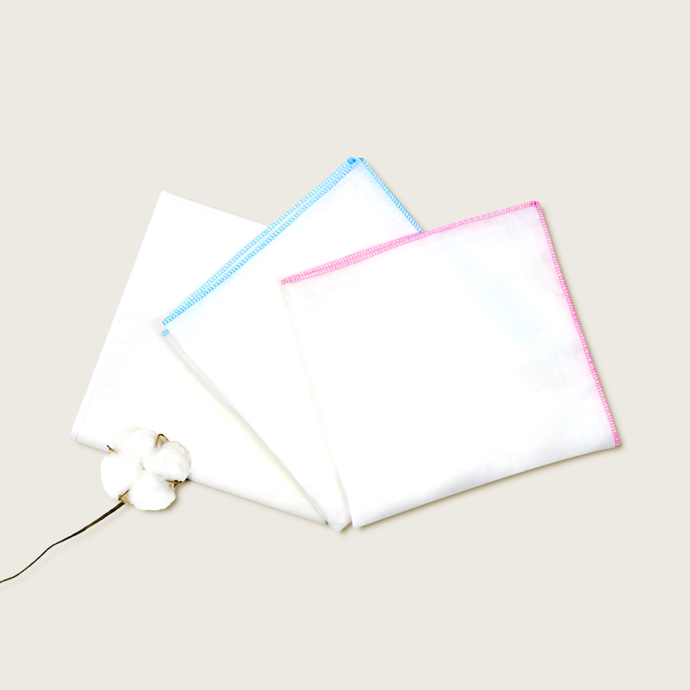 베이비앙 국내산 무형광 순면 가제(거즈)손수건 10장(오후5시이전 주문건 당일출고) 8,900원