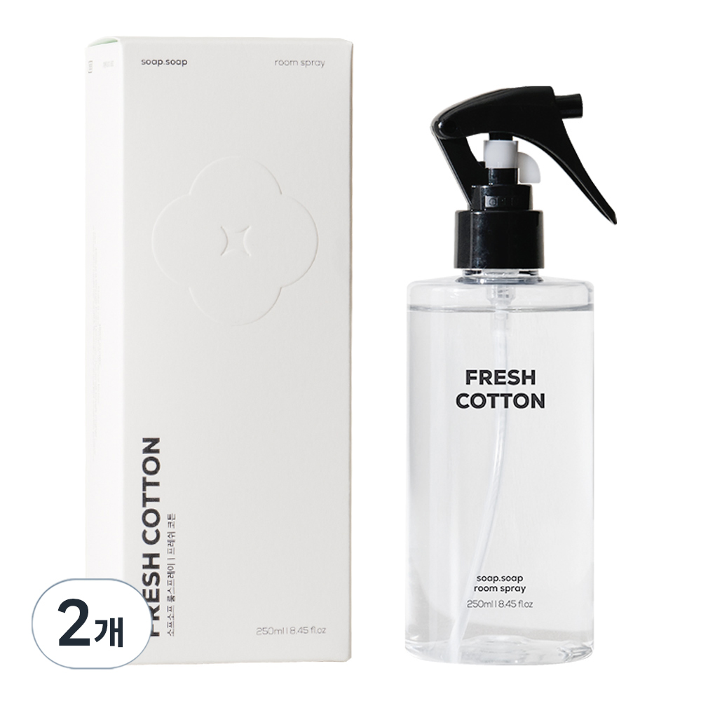 1555 소프소프 룸 스프레이 프레쉬 코튼, 250ml, 2개 46,000원