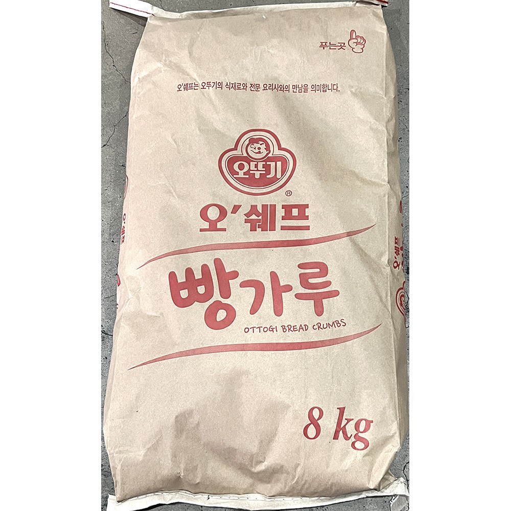 오뚜기 빵가루 건식 8k업소용 식자재 식당용 단체 급식용 식재료 대용량 42,080원