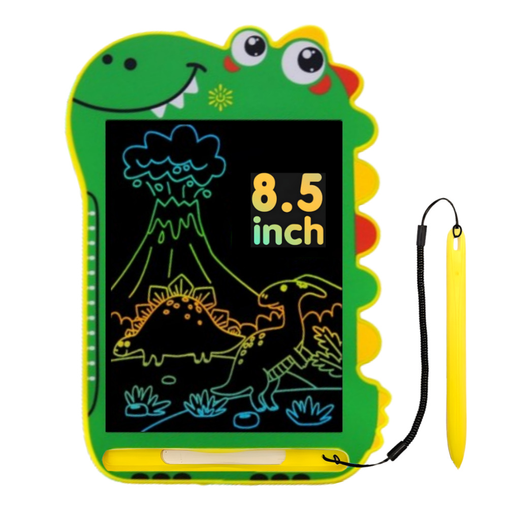 어나더토이 공룡 LCD 컬러 유아 드로잉 패드 8.5인치 (22cm) 전자칠판 끈드로잉패드 낙서장 펜 분실방지 줄 포함, 그린, 1개 11,900원