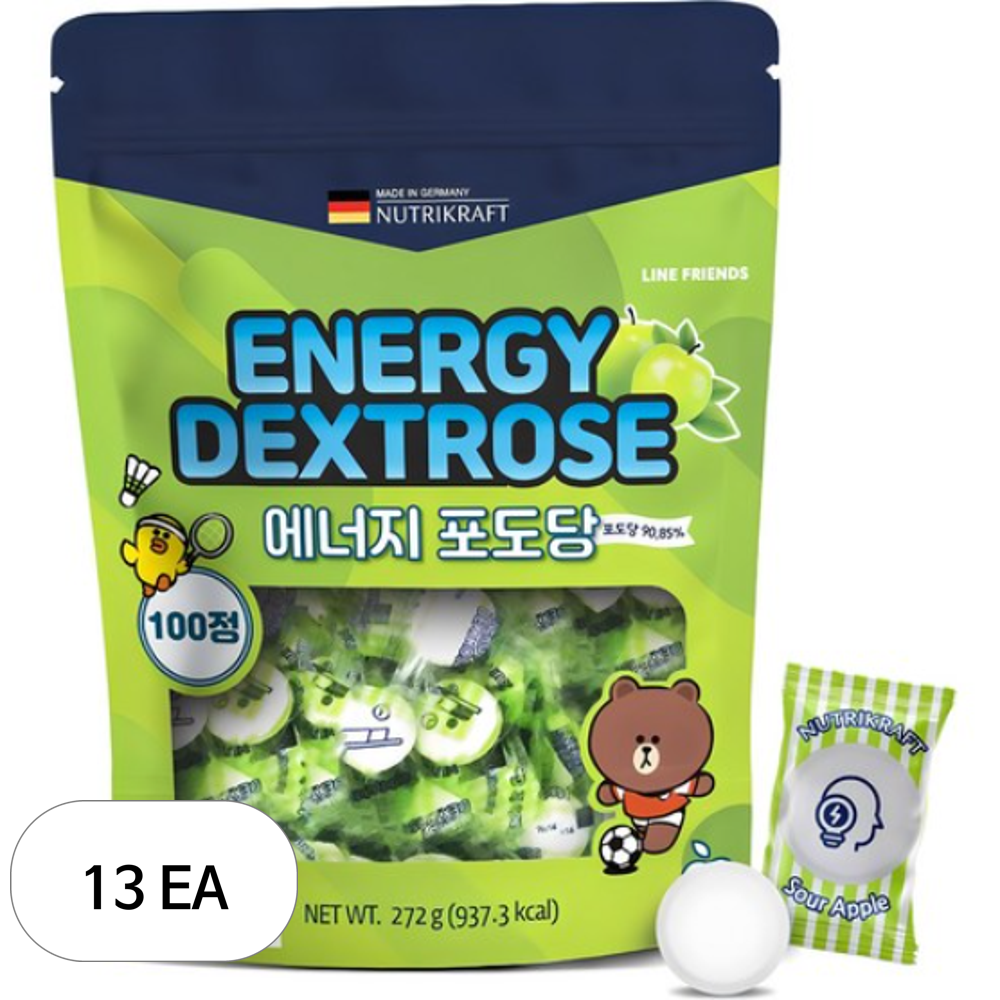 뉴트리크라프트 에너지포도당 사과향 캔디 100p 204,690원
