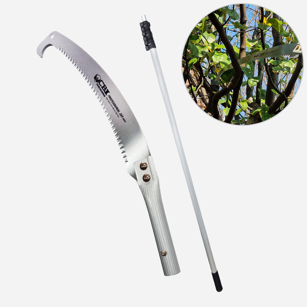 월드크린 파워 고지톱 + 알루미늄 장대 5.5m 나무 가지 치기 제거 원예 전지 톱, 1개 38,900원