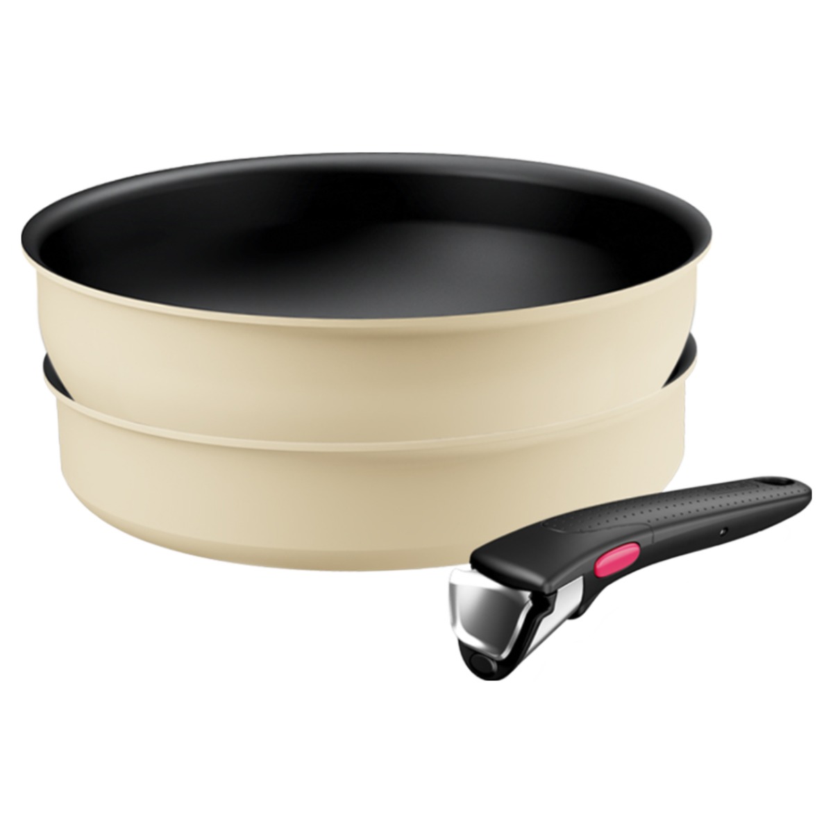 테팔 매직핸즈 인덕션 크렘 드 프라이팬 2종 3종세트 (택1), 버터, 1세트, 프라이팬24cm+웍26cm+손잡이 79,000원