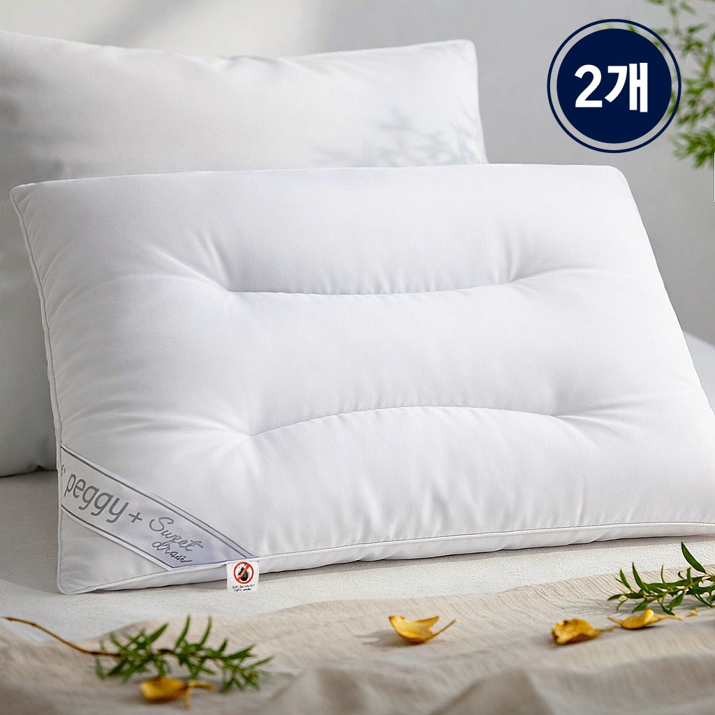 [1+1] 50x70 국내생산 누우면 기절하는 패기플러스 집먼지 진드기방지 휴비스 솜 좋은수면 보장 호텔식 프리미엄 베개, 스탠다드(1줄) 경추베개, 기능업(2줄) 경추베개, 3번 화이트 기능업 경추베개 1+1, 1개 32,800원