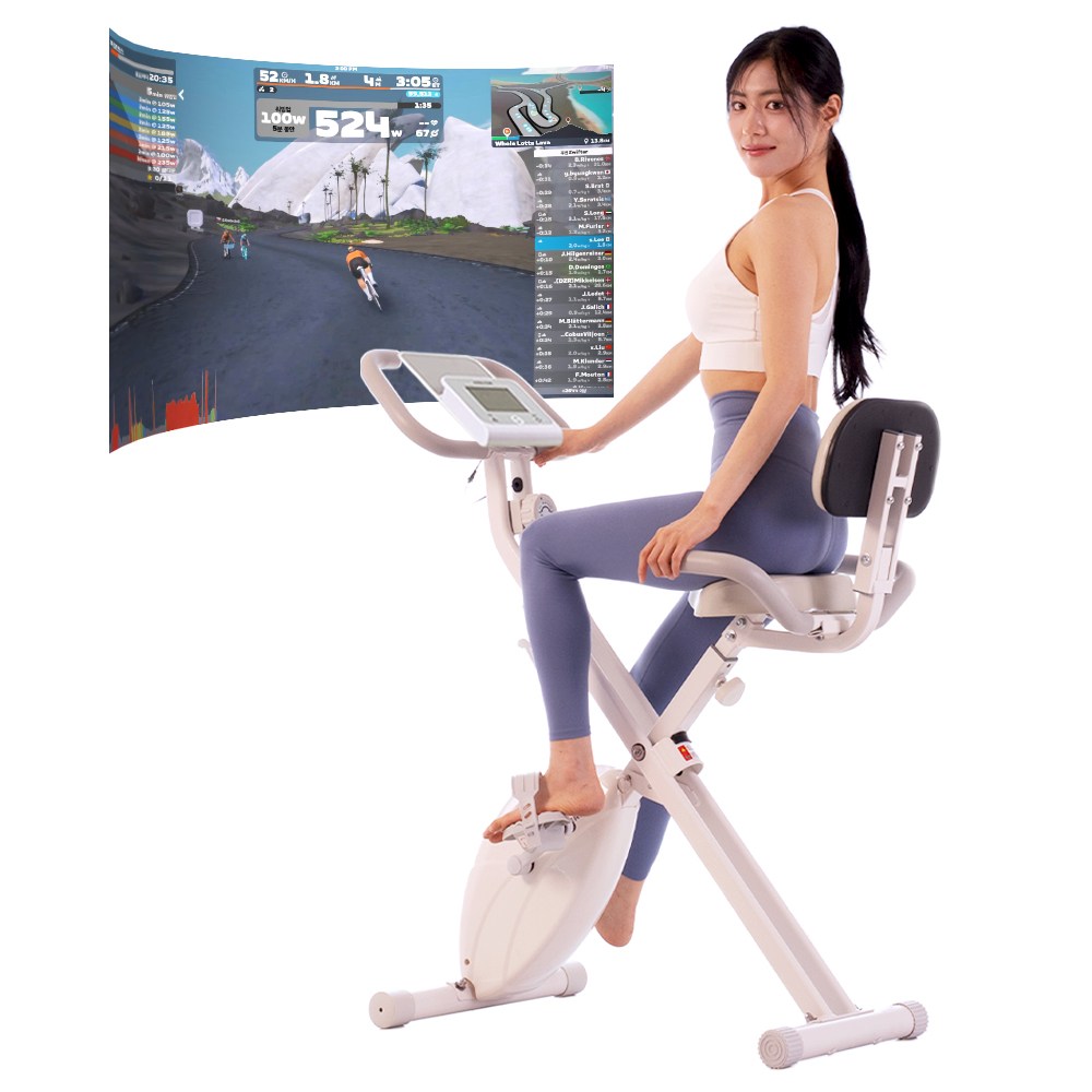 로베라 접이식 즈위프트 실내자전거 시크릿바이크RZ 등받이형 헬스 사이클 운동기구 168,000원