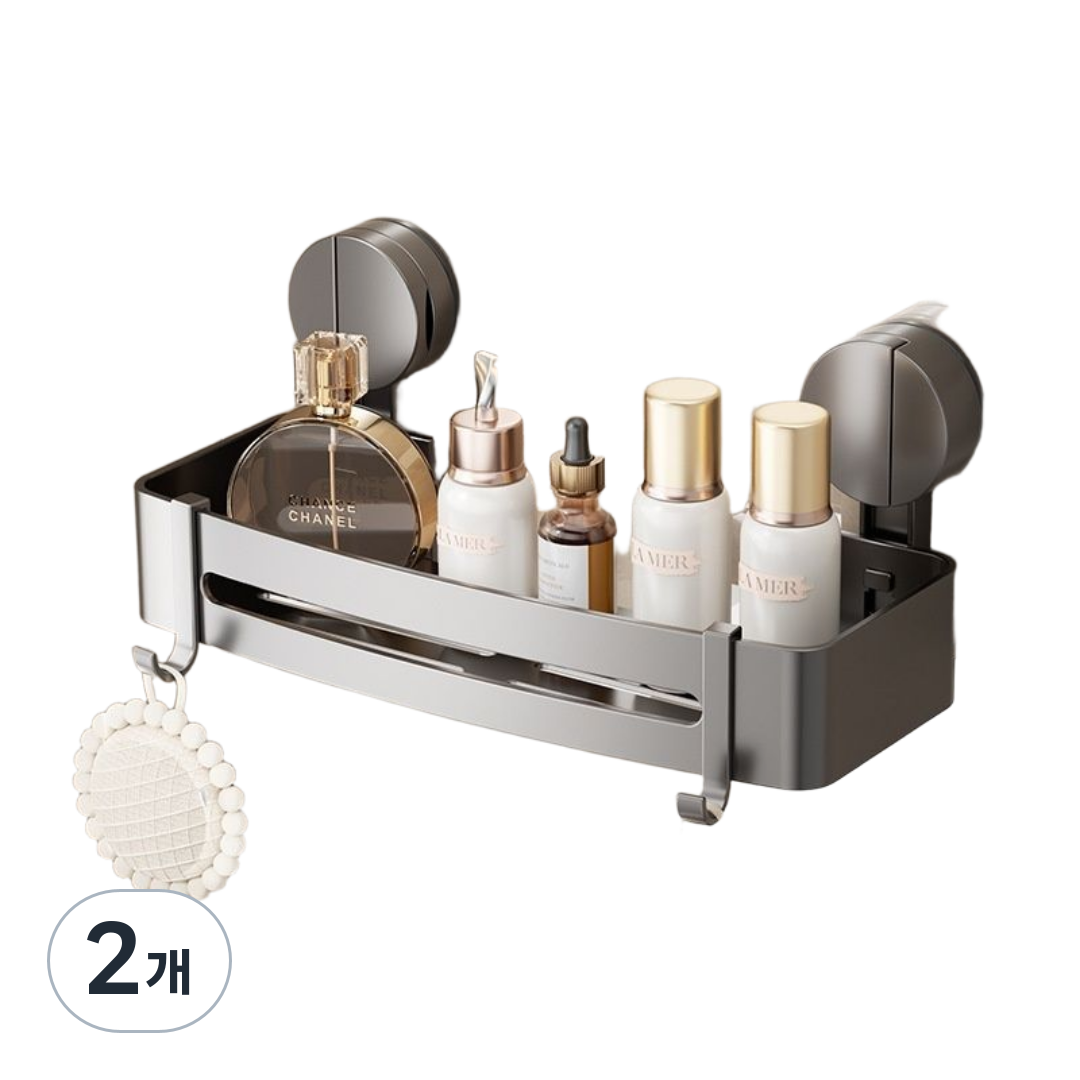 라이프툴스 욕실 흡착식 선반 무타공 코너 선반, 2개 15,990원