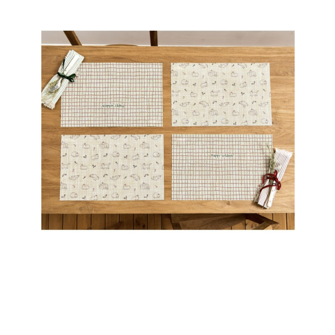 모던하우스 L 뚱냥이 산타애옹 테이블 매트 4종 세트 PERFECT 27,900원