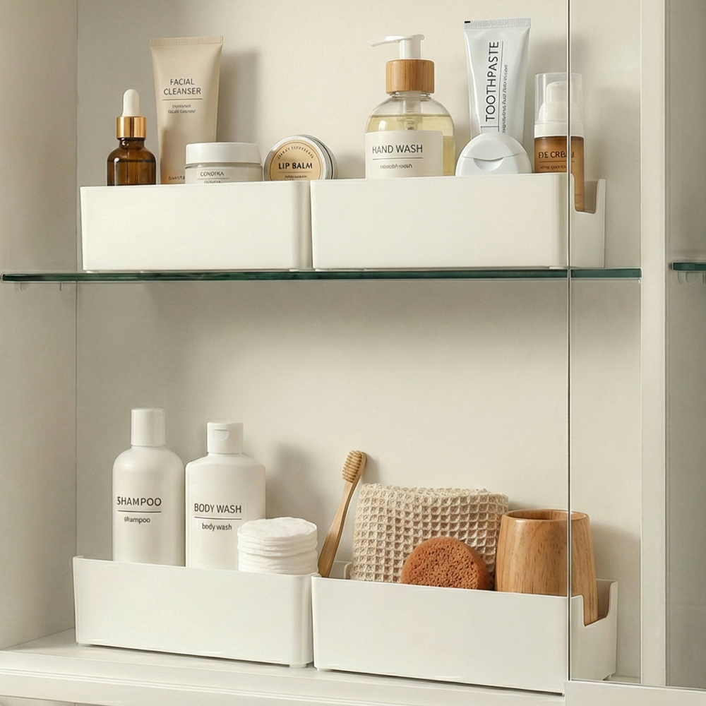 한누네 국내생산 욕실 선반 정리함 7,900원