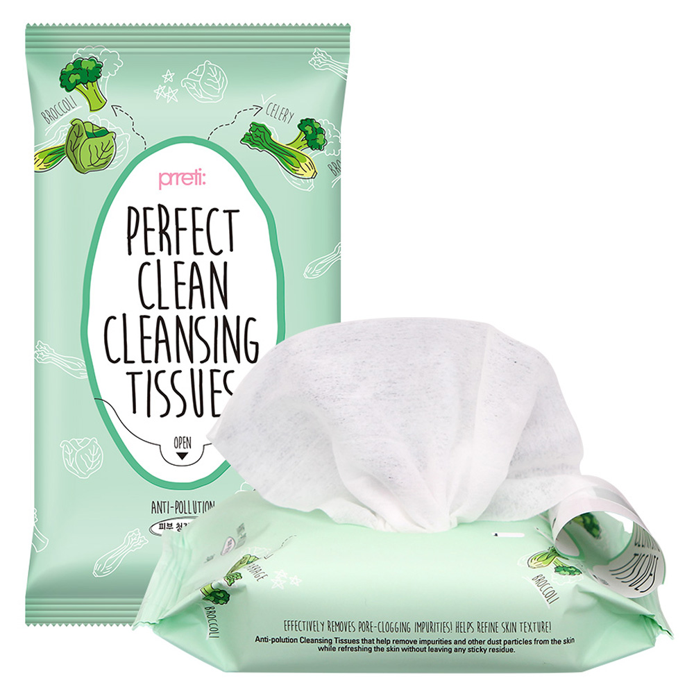 프레티 퍼펙트 클린 클렌징 티슈 7,570원