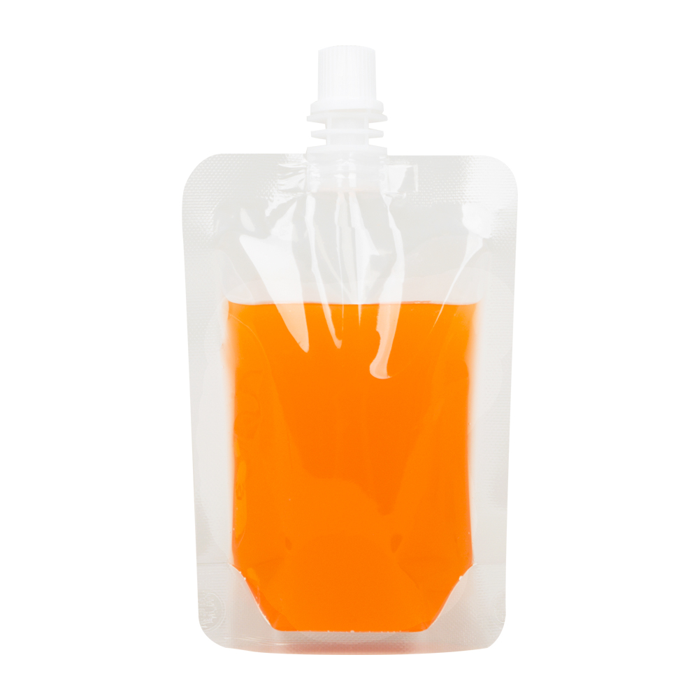 THE100% 스파우트 파우치 투명 음료파우치 쥬스팩 음료팩 100ml 9파이 50매 6,200원