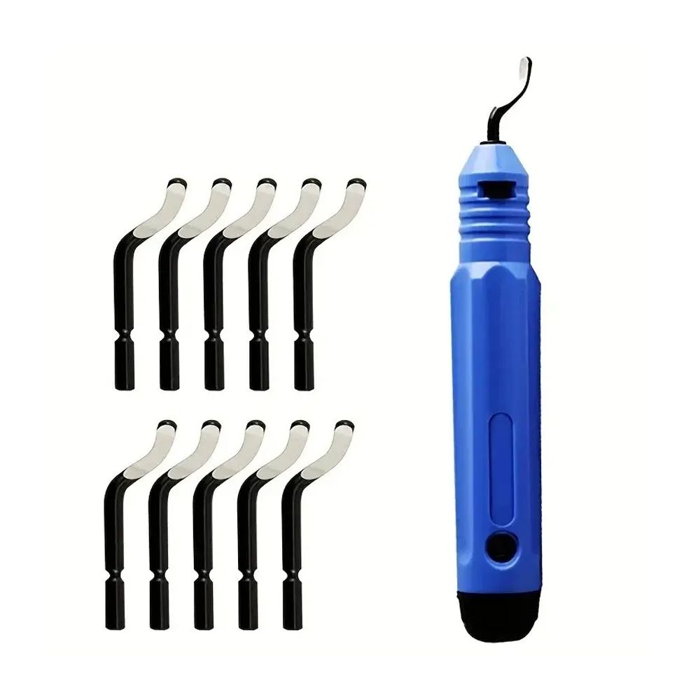 MMC LAB 3D프린팅 후가공 처리 디버링툴 리머+리머 날 10P, 단품 7,000원