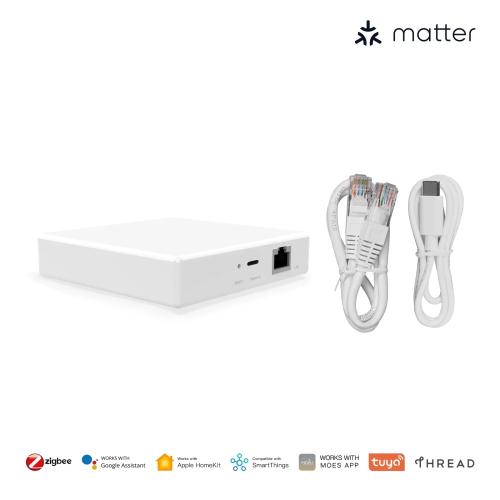스마트 허브 게이트웨이 와이파이 스마트홈 원격 제어 MOES Tuya Zigbee Matter 스레드 홈 브리지 지원 음성 Siri Homekit Smartthings Google 76,650원