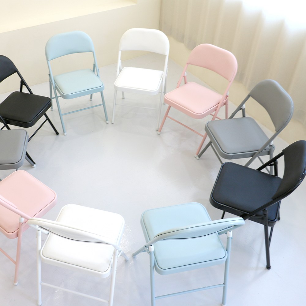 체어센스 메이플 접의자 철제 간이 교회 학원 접는 접이식 의자 14,450원