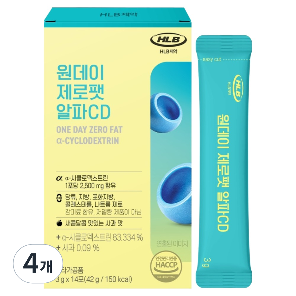 에이치엘비 원데이 제로팻 알파CD 14p, 현재가 36,630원