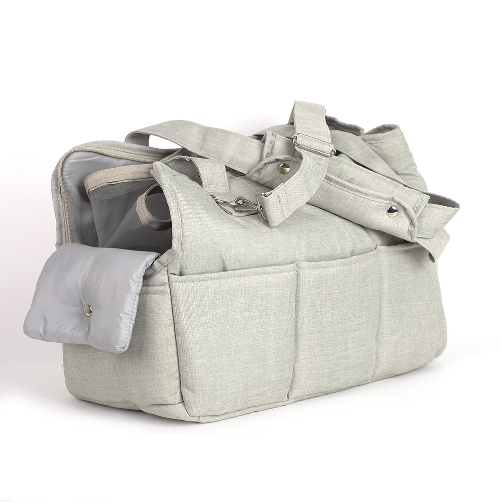 도그팜 강아지 프리미엄 이동장 캐리어 가방 슬링백, 1개, 그레이 44,800원