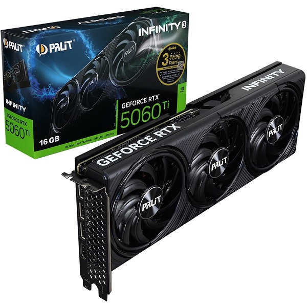 [PALIT] 지포스 RTX 5060 Ti Infinity 3 D7 16GB 이엠텍 891,950원