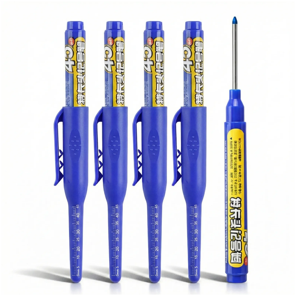 보리도리 목공용 마커펜 45mm 긴촉 마킹펜 리필형, 5개, 2. 블루 10,000원