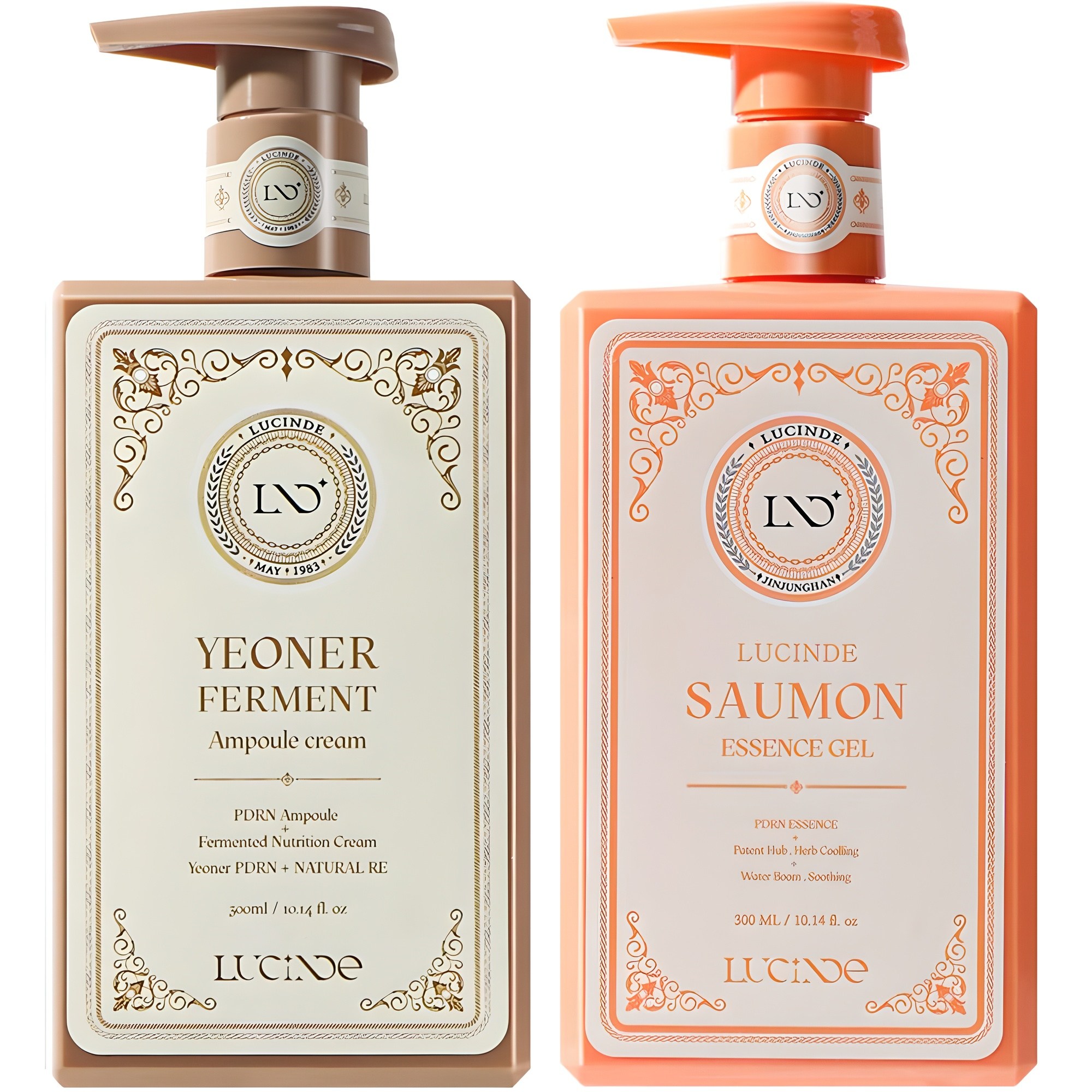 뤼산드 PDRN 연어 콜라겐 생성 재생 탄력 보습 수분 크림 핵폭탄 시너시 올인원 반반 젤 로션 세트, 1개, 600ml 57,170원