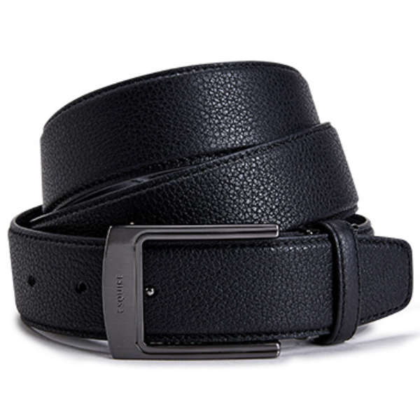 에스콰이아 남성 소가죽 벨트 EIFSBA402BK 44,000원