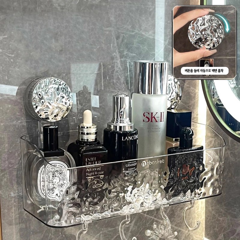 KDNC 강력 흡착식 벽걸이 욕실 세면대 수납 선반 16,180원