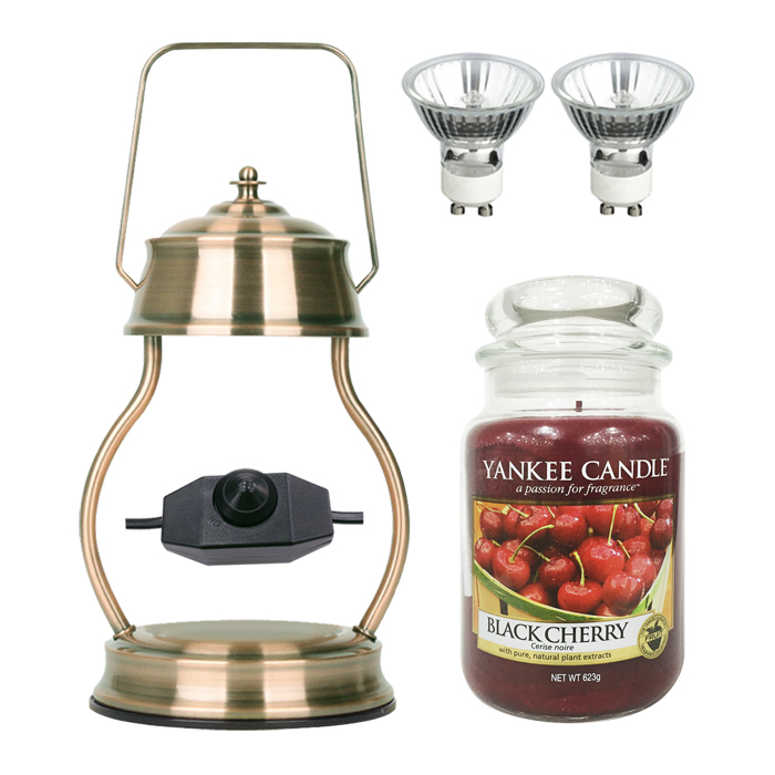 스텔라 허리케인 워머 + 양키캔들 라지자 + 할로겐 전구2p, 라지자 블랙체리, 스텔라(전구2) 빈티지 45,200원
