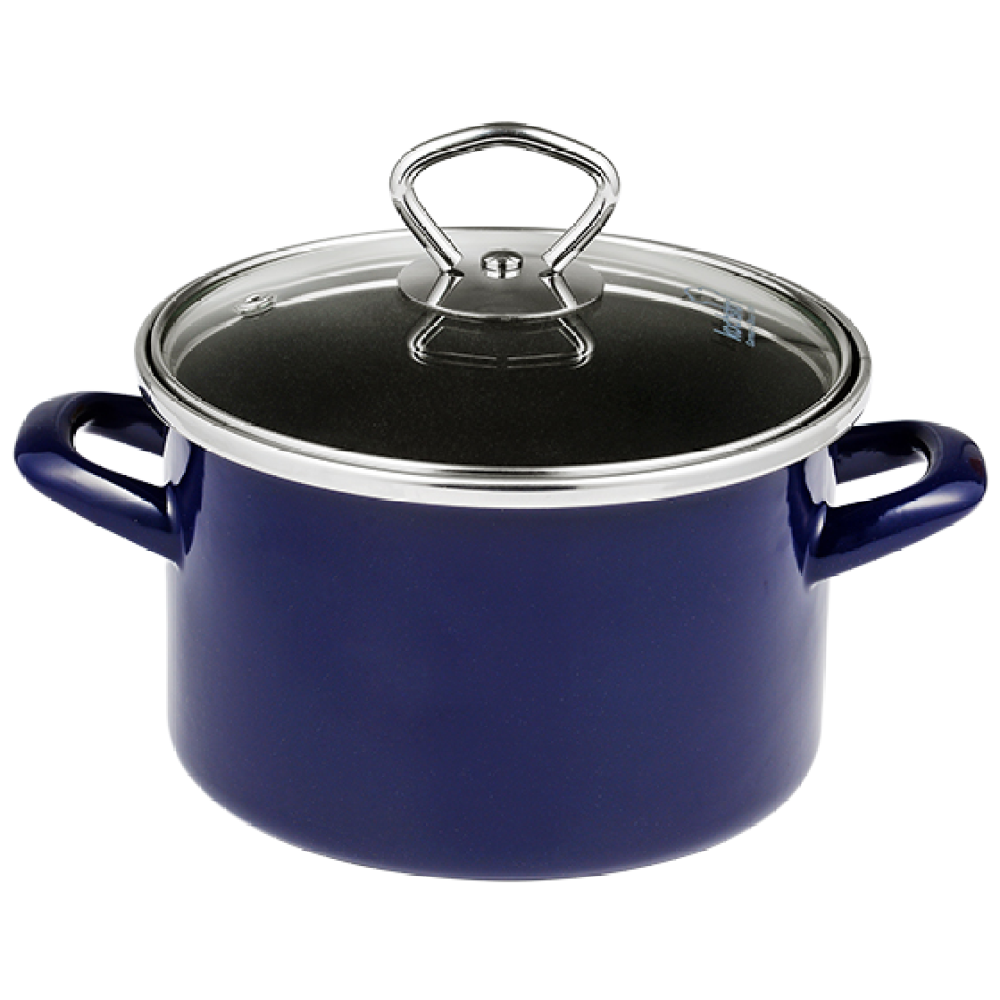 독일 콕스타 비엔나 블루 인덕션 법랑 높은 양수 냄비, 블루, 높은 양수 16cm, 1개 109,000원