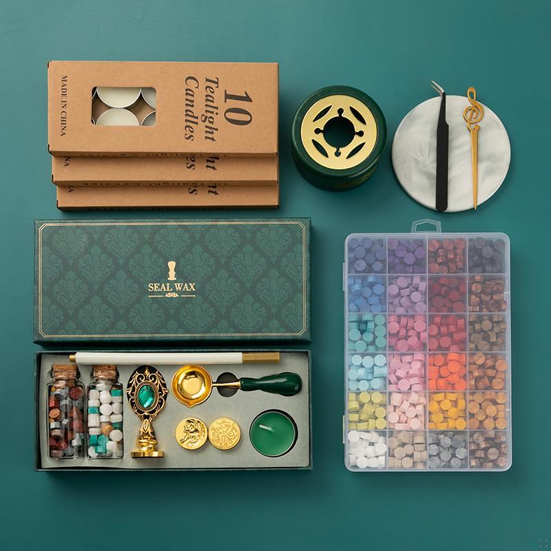 [올인원 풀세트] 실링왁스세트 입문용 DIY키트 다꾸 선물용 17,700원