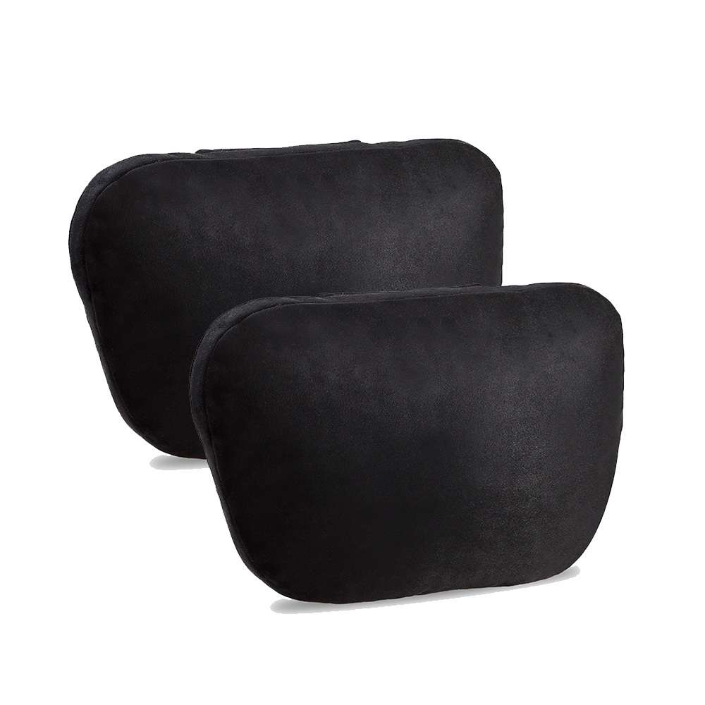 삼에스 차량용 스웨이드 목쿠션, 블랙, 2개 15,000원