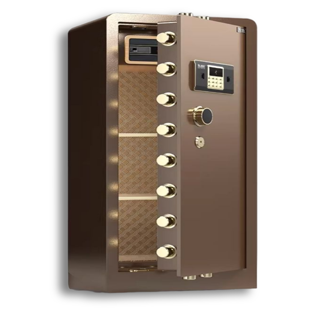 시큐리아 금고 사무실 가정용 디지털 키패드 대형 스마트 숫자 열쇠 서류보관, 150cm 다크 브라운 825,000원