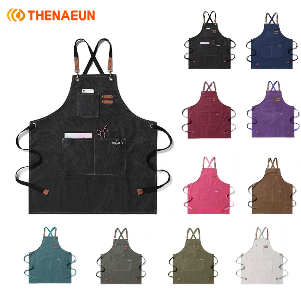 더나은 데님 캔버스 방수 바리스타 앞치마 7,900원