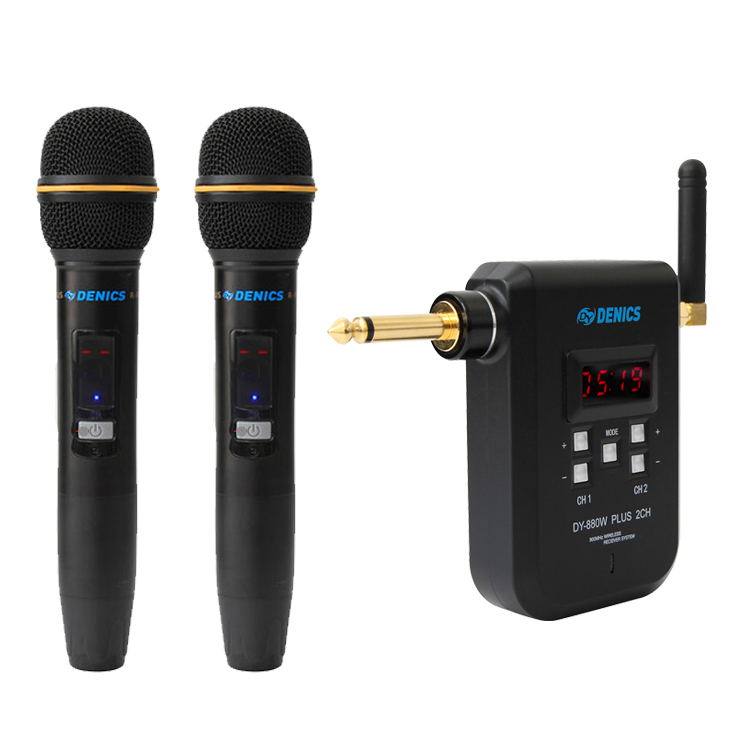 DY-880SW PLUS 2CH 국산 색소폰 악기용 무선마이크/고감도/ 색소폰핀마이크 헤드셋마이크 420,000원