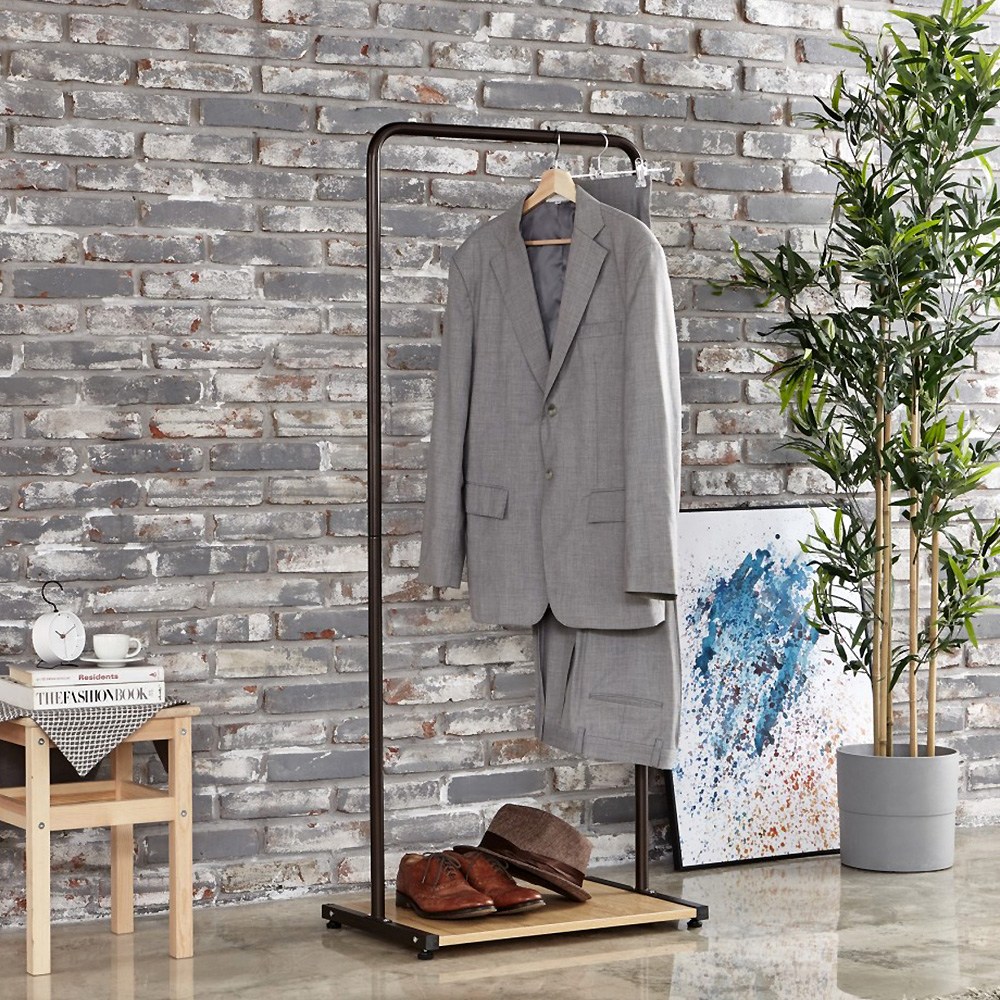 유씨엠 레티스 스텐드형 DIY 옷걸이 철제행거 A형 (와인골드,화이트) 33,600원