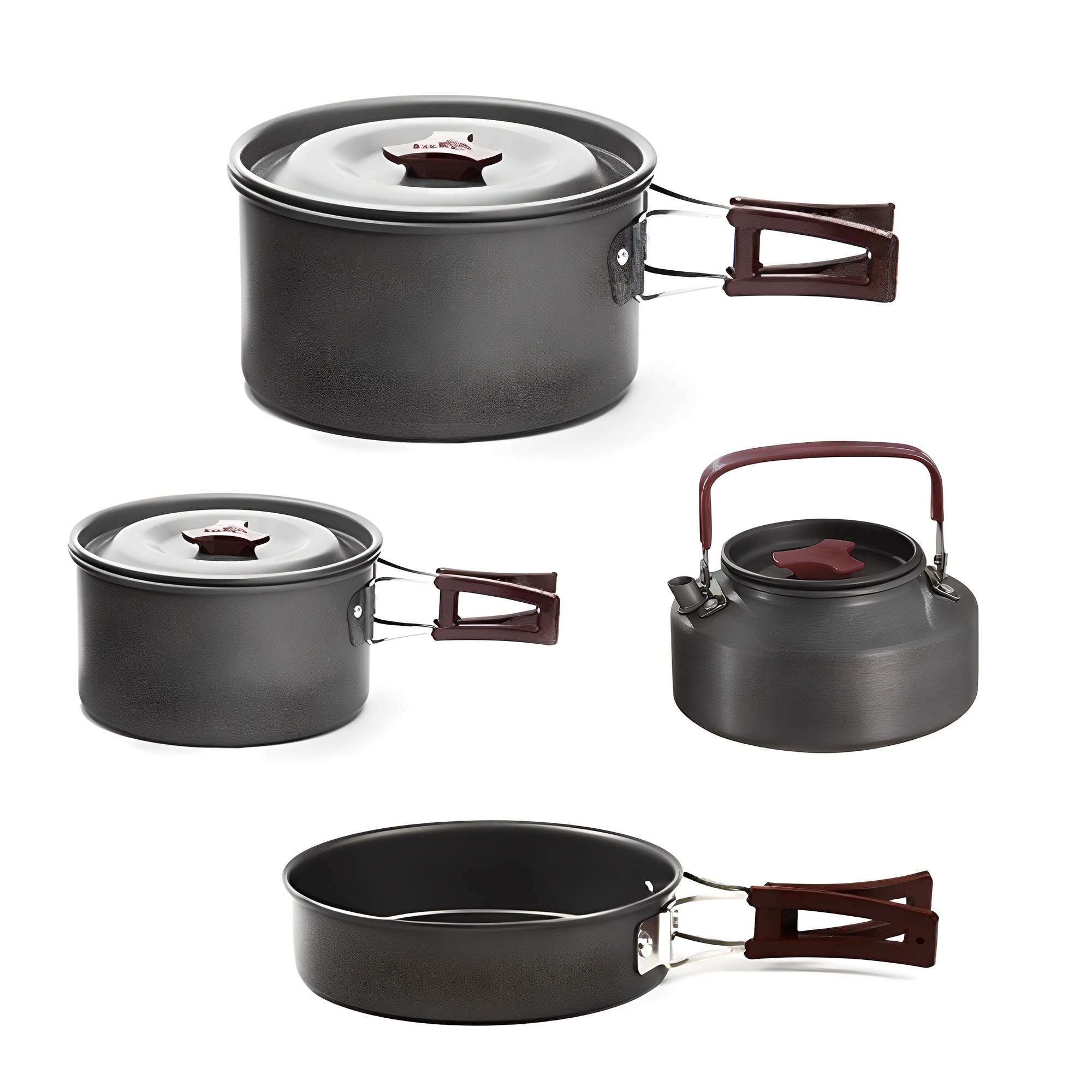 탄씨엔쯔 탄스트라이더 캠핑용 냄비 2개 + 주전자 프라이팬 코펠 세트 20,800원