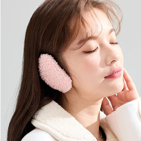 팬시온 뽀글이 똑딱이 귀마개 이어머프 끈없는 귀마개 양털 분리형 귀도리 4,900원