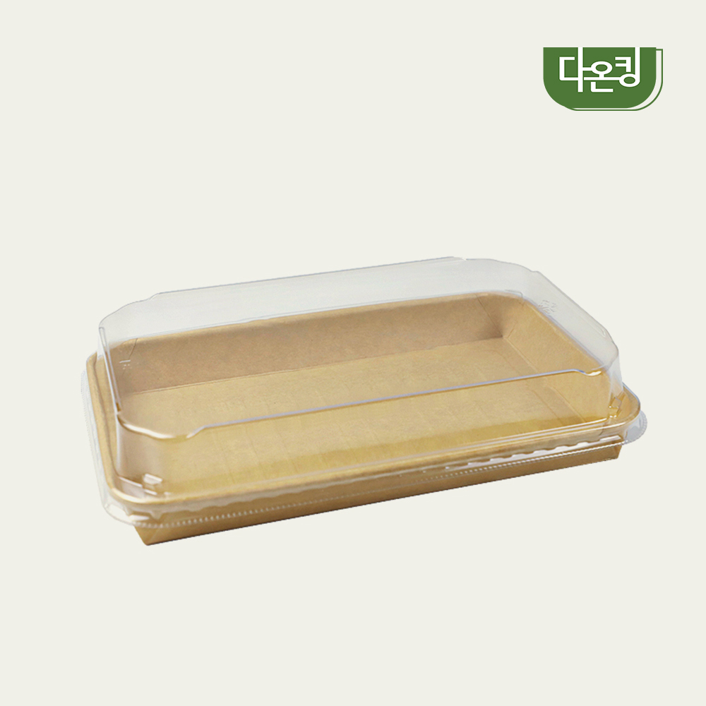 다온킹 종이트레이 PH-09 직사각라운드 뚜껑+몸통 세트 600개, 600개 168,980원