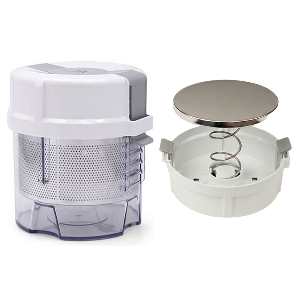 [TenTenPlus] 야채짤순이 스텐누름판 업그레이드 하이로 빅스텐 매직짤순이 골드/2.4리터 대용량 야채탈수기/쉬운조립 분해 위생보관, 야채짤순이 스텐+유청분리기, 2박스 94,800원