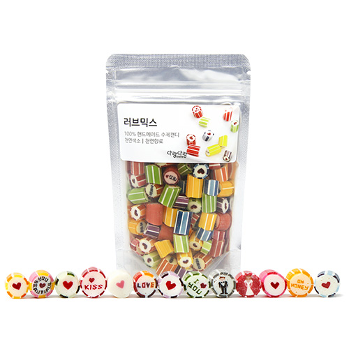 캔디원 수제 캔디 러브 믹스 파우치, 100g, 1개 12,500원