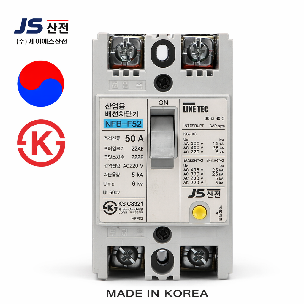 JS산전 2P50A 5KA 산업용 배선차단기 KS인증 국내생산 9,840원