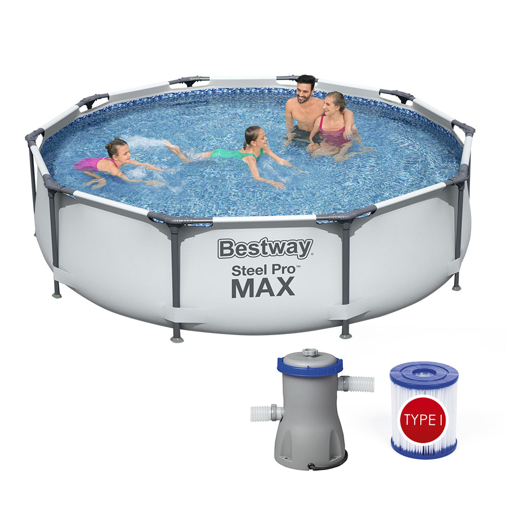 BW 56408 원형 프레임 물놀이 풀장 305+여과기, 혼합색상, 1개 165,800원