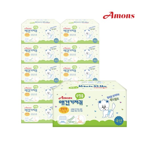 아몬스 국산 수컷 강아지 기저귀 중형 100매 37,700원